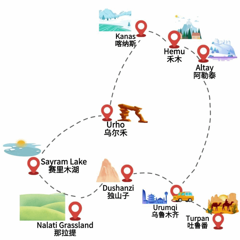 15 Days Grand Xinjiang Tour
